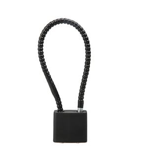 8.5 इंच 11 इंच 13 इंच का स्टील केबल लॉक काले लाल रंग से सुरक्षित - Product Image 2