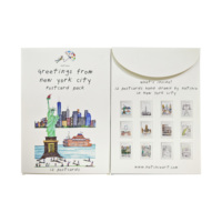 Pochettes carrées personnalisées en papier d'art avec rabat, revêtement UV, gaufrage, pelliculage mat, recyclables, pour emballage cadeau de fête - Vente en gros