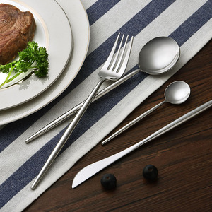 Luxury 18-10 Food Grade Cutlery <strong>Set</strong> Silverware <strong>Knife</strong> <strong>Spoon</strong> <strong>Fork</strong> <strong>Set</strong> - Product Image 2