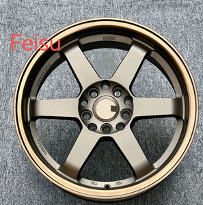 Bronze monobloc <span class=keywords><strong>5x100</strong></span> 5x114.3 alliage d'aluminium 16 pouces flux formant jantes de voiture rines mags - Product Image 1