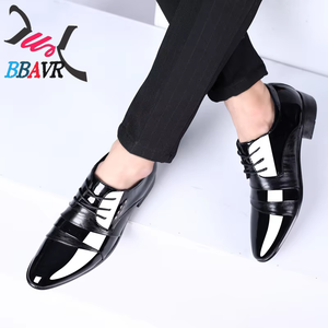 Nuevos Zapatos Formales de Negocios para Hombre con Cordones de PU, Estilo Coreano, Talla Grande, Punta Puntiaguda, Casuales, Transpirables, Duraderos, con Entresuela de EVA/PVC - Product Image 3