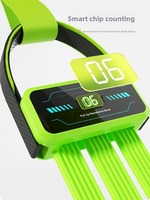 Banda de Resistencia Digital para Asistencia en Dominadas, Correa Elástica Ajustable para Puerta, Gimnasio en Casa, Entrenamiento de Fuerza, Banda de Fitness