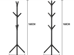 <span class=keywords><strong>Porte</strong></span>-<span class=keywords><strong>manteau</strong></span> sur pied moderne et minimaliste à 3 branches en métal pour chambre, <span class=keywords><strong>couloir</strong></span>, entrée, organisateur <span class=keywords><strong>de</strong></span> sacs et chapeaux - Product Image 3