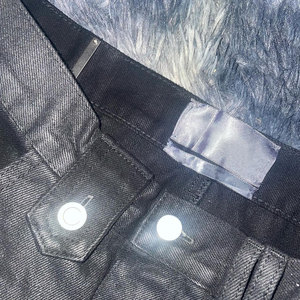 <span class=keywords><strong>Jean</strong></span> YUCE personnalisé streetwear <span class=keywords><strong>noir</strong></span> <span class=keywords><strong>enduit</strong></span>, coupe bootcut évasée, empilé, pour homme, coupe décontractée slim, jambe large cirée, entrejambe long, en denim - Product Image 5