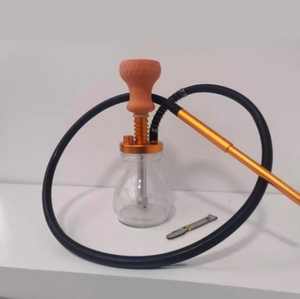 Nouveau modèle 2024 – Chicha portable écologique en plastique laqué, kit mini narguilé de voyage, modèle USA Mairun USA 823 - Product Image 2