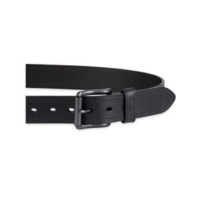 Ceinture en cuir véritable ajustable marron, en cuir de vachette, avec boucle ardillon en alliage, design solide et durable, moulage monobloc - Product Image 5