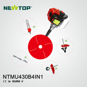 Multi Functional Machines 43cc Gasoline Brush Cutter 4in1 Grass Trimmer Pole <strong>Pruner</strong> Hedge Trimmer - Product Image 3