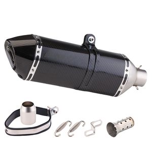 Motorcycle Modification Large Hexagonal Carbon Fiber Exhaust <b>Pipe</b> Suitable for Hurricane 302, NINJA400, and KAYUE 321 - Product Image 3
