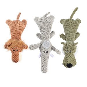 Nuovo Giocattolo Sonoro per Animali Domestici, Modello B52, a Forma di Leone, Lupo, Elefante, Cane, Resistente ai Morsi, per la Pulizia dei Denti, in Peluche Cartoon - Product Image 5