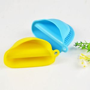 Cooking Baking Kitchen Gadget <b>Microwave</b> Oven Silicone Printed Heat Resistant Oven Mitts Anti Scalding Pot <b>Lid</b> Holders Sets Bowl - Product Image 5