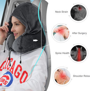 Meilleurs oreillers <span class=keywords><strong>de</strong></span> cou en mousse <span class=keywords><strong>à</strong></span> <span class=keywords><strong>mémoire</strong></span> <span class=keywords><strong>de</strong></span> <span class=keywords><strong>forme</strong></span>, <span class=keywords><strong>oreiller</strong></span> <span class=keywords><strong>de</strong></span> cou <span class=keywords><strong>à</strong></span> capuche, <span class=keywords><strong>oreiller</strong></span> <span class=keywords><strong>de</strong></span> voyage <span class=keywords><strong>à</strong></span> capuche pour voyage en avion - Product Image 4