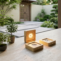 Appareil multimédia portable intelligent avec charge rapide étanche, idéal pour les voyages, le bureau, la maison et le divertissement, avec base en bois