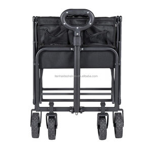 <span class=keywords><strong>Chariot</strong></span> utilitaire pliable robuste <span class=keywords><strong>de</strong></span> 330 lb avec roues, <span class=keywords><strong>chariot</strong></span> portable pour le camping, la plage, les courses et les courses d'épicerie - Product Image 6