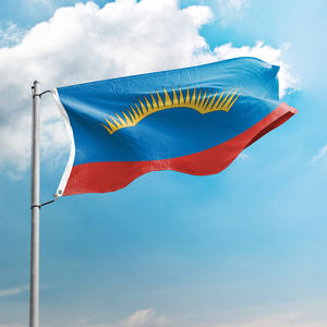 Banderas Personalizadas de Países Globales al por Mayor, Impresión Digital Promocional, Bandera de Poliéster de 3x5 Pies, Banderas del Oblast de <span class=keywords><strong>Murmansk</strong></span>, Banderas Federales - Product Image 1