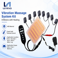 Masseur vibrant LEYNVO avec 8 moteurs et chauffage, affichage numérique pour canapé, chaise, matelas LN-603-8JR