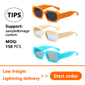 Nouvelles lunettes de soleil de style minimaliste avec logo personnalisé, lunettes de soleil haut de gamme, lunettes de soleil tendance UV400 pour femmes, lunettes de soleil d'extérieur - Product Image 2