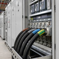 Câble d'alimentation ZC-YJLV 5 conducteurs 0,6/1 kV classe C ignifuge Al/XLPE/PVC, câble de câblage triphasé terre neutre TN S IEC 60502