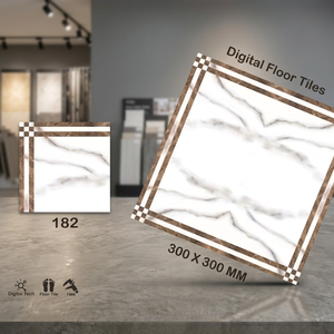 Modernas Baldosas de Cerámica Digitales de 30x30cm, Porcelana Esmaltada, Diseño Indio, para Salón, Baño e Interiores - Product Image 2