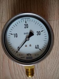 Wika-Drukmeter Explosieveilige Bourdon Buisdrukmeter Model 212.20 Roestvrijstalen Behuizing Industrieel Type - Product Image 3