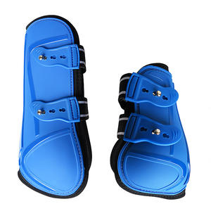 1 ensemble de 4 protections pour tendons de cheval (2 pour les pattes avant et 2 pour les pattes arrière) avec sangles réglables, trois tailles et plusieurs couleurs - Product Image 4