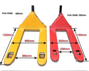 Yüksek kaliteli transpalet yağ bidonu hidrolik manuel kamyon transpalet - Product Image 3