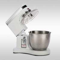 Mélangeur alimentaire planétaire commercial populaire 5L 7L, robuste, avec fouets et crochets plats pour œufs, crème, farine et gâteaux