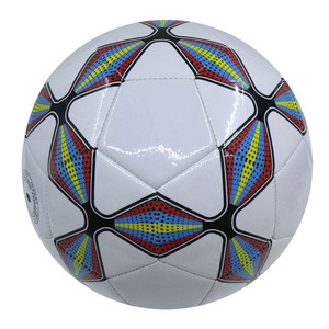 Balón de fútbol barato tamaño cinco de espuma <span class=keywords><strong>EVA</strong></span> sintética blanca de fábrica de productos deportivos - Product Image 2