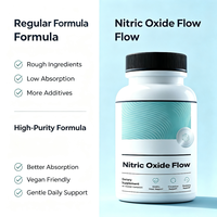 Complément d'oxyde nitrique 60 capsules végétales - Soutien énergétique et immunitaire Non-OGM |   NO2 MAX |   Végétalien Adulte