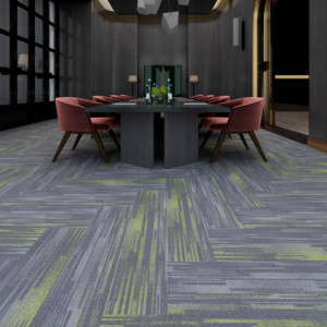 PVC gạch Thảm hiện đại được thiết kế văn phòng gạch Thảm Trung Quốc chuyên nghiệp thương mại Thảm nhà sản xuất - Product Image 3