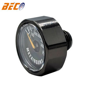 เกจวัดแรงดันขนาดเล็ก 25 มม. 5000 ปอนด์ต่อตารางนิ้ว M10*1 ไมโครเกจ แมนอมิเตอร์ สำหรับเพ้นท์บอล <span class=keywords><strong>PCP</strong></span> อัดอากาศ - Product Image 4