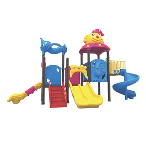 Parc en plastique commercial équipement de terrain de jeu en plastique extérieur ensemble de jeux pour enfants