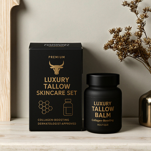 100% Grass-Fed Beef Tallow Natural Active Ingredient Face Cream Whipped Body Butter Herbal Ingredients 100ml Skin Care <strong>Paste</strong> - Product Image 6