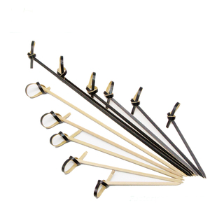 Sinh thái thân thiện handmade tre Knot xiên cho thực phẩm Trái Cây Cocktail trang trí Hot Bán - Product Image 6