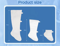 Gants de masque de pied en plastique jetables d'approvisionnement d'usine pour le produit de beauté de soin personnel de forme liquide de gommage exfoliant