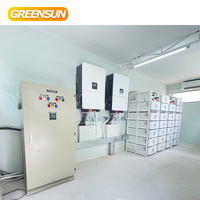 Système d'énergie solaire hybride Deye 100kw 125kw, onduleur, 150kw 200kw 300kw 500kw, triphasé 400v, système de panneaux solaires avec batterie