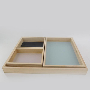 Modern minimalist wooden rectangular <b>tea</b> <b>tray</b> for home use, teacups, hotel tabletops, outdoor barbecue tableware. - Product Image 2