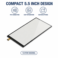Module de rétroéclairage LED 5,5 pouces haute luminosité lisible en plein soleil pour affichage GPS automobile et équipement marin – Vente directe usine OEM