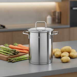 Casserole vapeur ELO Spargeltopf Citrin en acier inoxydable 12L avec couvercle pour légumes - Product Image 3
