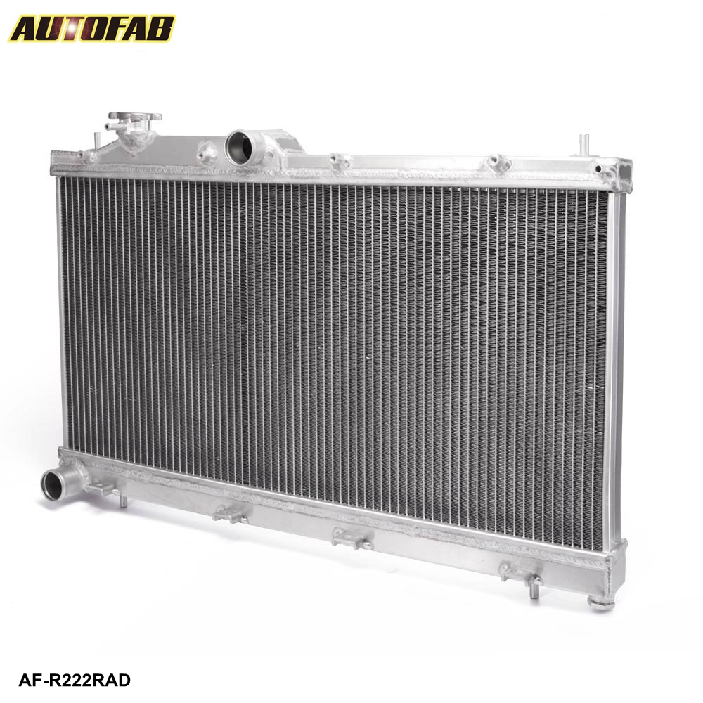 AUTOFAB-гоночный алюминиевый радиатор для Subaru Impreza WRX 08-14 STI 08-16 Legacy Outback 05-09 Forester 09-13 m/t AF-R222RAD