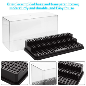 Caja de exhibición de bloques de construcción a prueba de polvo apilable de acrílico, vitrina de minifiguras para almacenamiento de juguetes de figuras de acción <span class=keywords><strong>Lego</strong></span> - Product Image 4