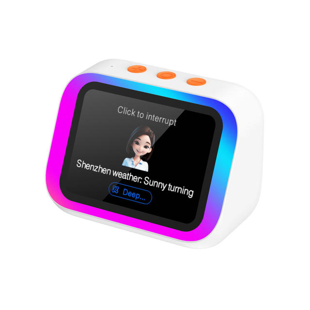 2026 AI Smart Speaker Voice App Control HD Display Rechargeable Battery Immersive Sound High-End Design Intelligent Home