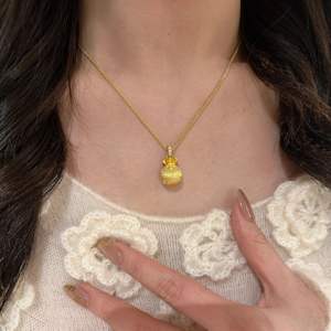 S925 Pure Silver Gold-Plated Classic Horseshoe <b>Buckle</b> Bracelet Necklace Set High Quality Micro Zircon Inlaid Fashion Jewelry - Product Image 3