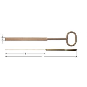 AMPCO - JR0690A Cuchilla de junta, Aluminio Bronce-EAN 7630027457421 CUCHILLOS, RASCADORES Y ESPÁTULAS QUE NO PRODUZCAN CHISPAS - Product Image 1