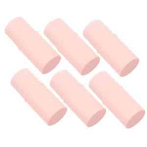 Wholesale Custom <b>Mini</b> Lip Balm Tube 6g Capacity Empty Plastic Lipstick Pink <b>Black</b> White Colors ABS/PP Material Screen Printing - Product Image 4
