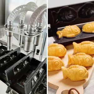 2022 ucuz ticari güney kore ekmek aperatif Delimanjoo kek yapma makinesi Taiyaki Waffle ceviz eğlenceli kek Maquin Manju üreticisi