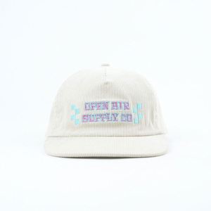 Gorra de Béisbol de 5 Paneles Sin Estructura, Talla Personalizada y Logotipo Bordado Personalizado, Visera Curva, Algodón, Unisex, Deportiva - Product Image 1