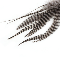Mouche attachant des plumes matériel Grizzly selle Hackle pour laineux Buggers appât poisson banderoles leurre de pêche appât matériel de pêche