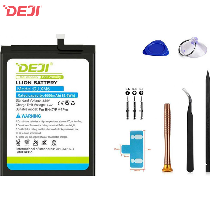 DEJI 4000mAh BM39 Original Replacement Battery For Xiaomi MI6 Mi 6