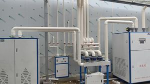 جهاز امتصاص ثاني أكسيد الكربون للتحكم في الهواء، معدات التخزين البارد للخضروات والفواكه والزهور، غرفة تبريد 2x لحفظ المنتجات طازجة مع نظام PLC - Product Image 4