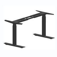 Cadre de bureau électrique à double moteur, 3 segments, réglable en hauteur, pour le bureau et la maison